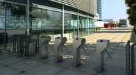 outdoor safty security people flow access cotnrol turnstile barrier gates with RFID reader