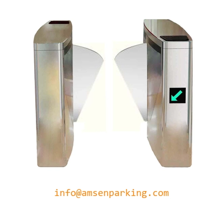 Hidden gate turnstile for luxury office buildings