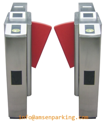 ZKceto Finger print access flap gate for metro stations theme parks,etc