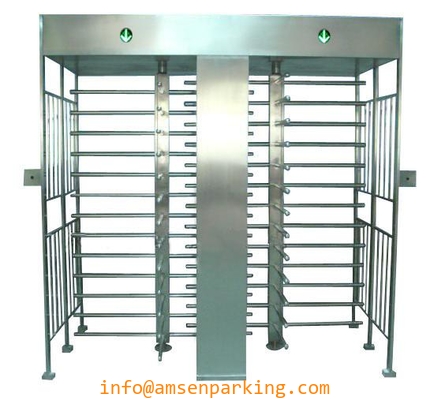 Door access control 304# Stainless steel full height Turnstile gates outdoor