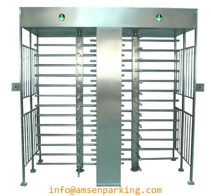 Double gate security full height turnstile