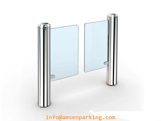 Cylinder swing flap barrier for airport Visa access control