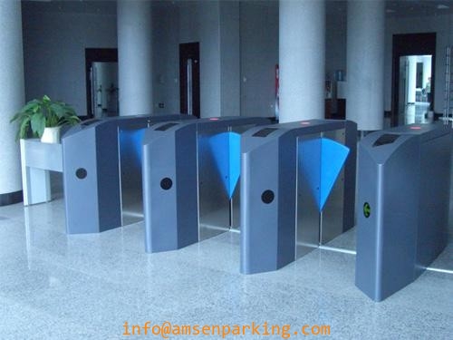 Flap barrier for high volum people flow security access control