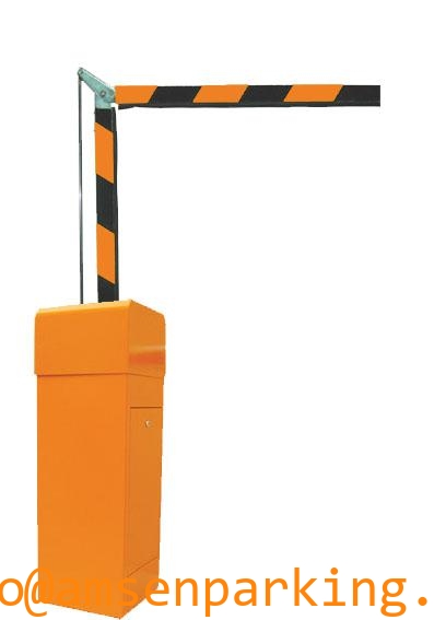 90 degree folding arm barrier gate for low ceiling indoor parking access control