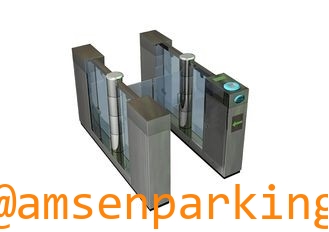 Fast lane Series Half High organic Glass Barrier Turnstile Smart Gate for boarding gate